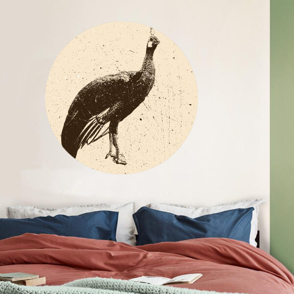 Behangcirkel peacock