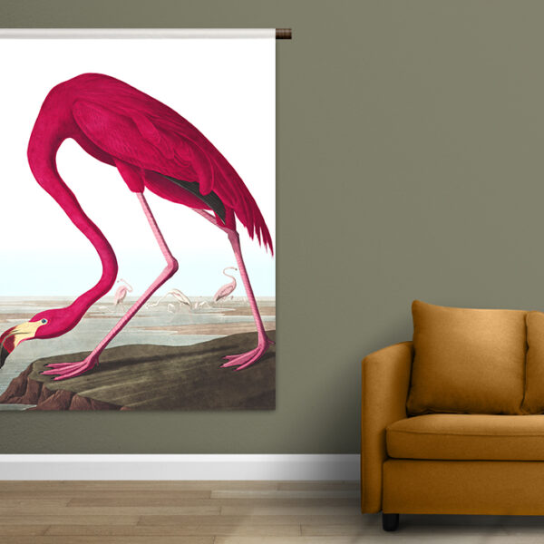 Wandkleed xl Flamingo