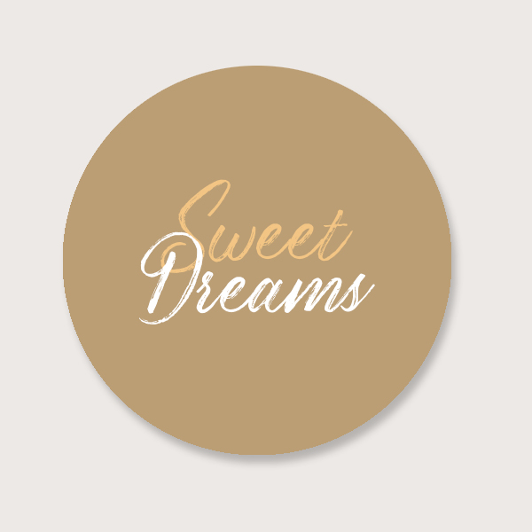 Muurcirkel sweet dreams